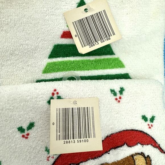 Set of 2 Vintage Hand Towels by Cannon Christmas Time 100% cotton made In USA - Picture 7 of 9